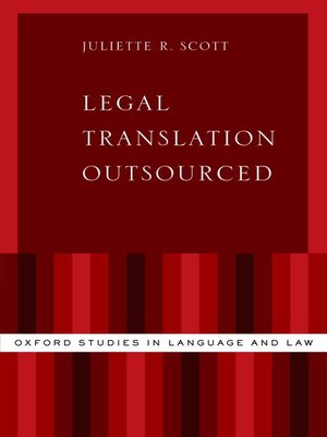 cover image of Legal Translation Outsourced